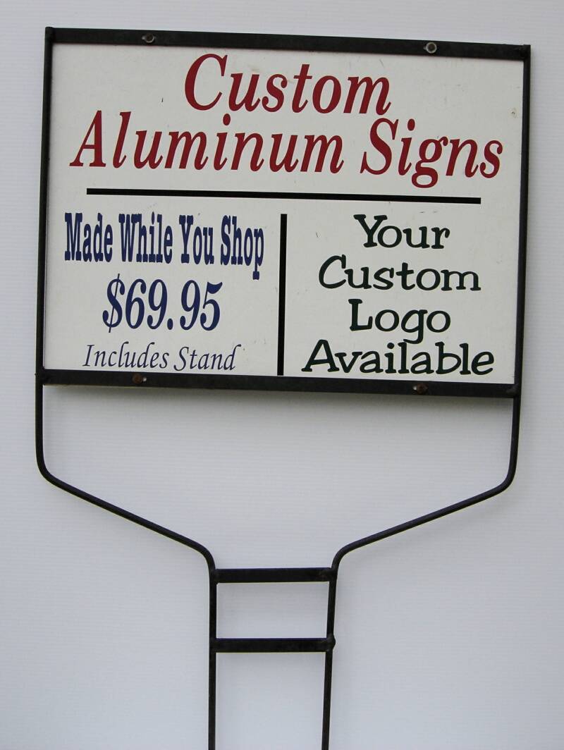18x24 and signs and discount